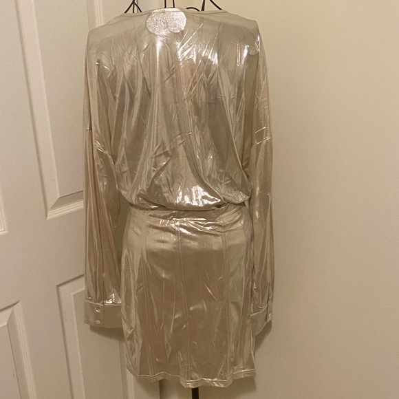 Entro Cream Dress - Picture 3 of 4